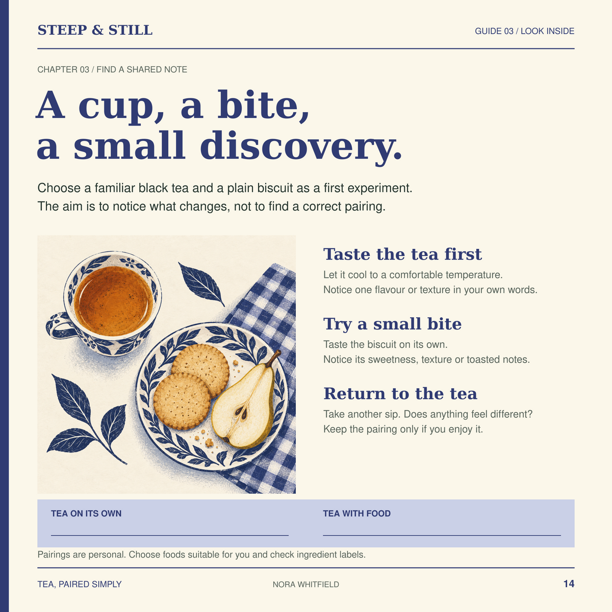 Tea, Paired Simply